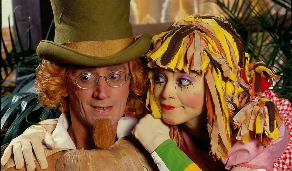 Família se divertindo no Sítio do Picapau Amarelo em Atibaia, com atrações relacionadas a Monteiro Lobato