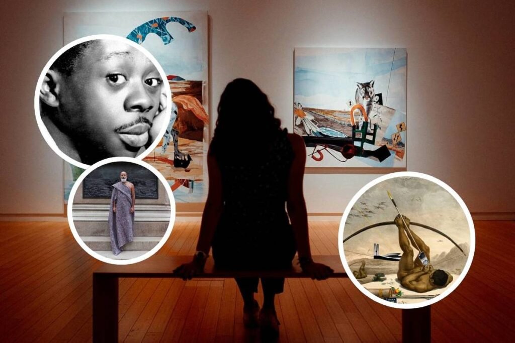 Exposições de arte em São Paulo em fevereiro, incluindo obras contemporâneas e históricas