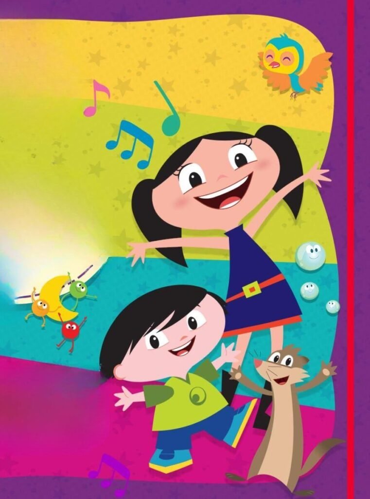 Show da Luna ao Vivo no Teatro Bradesco com personagens interagindo com crianças